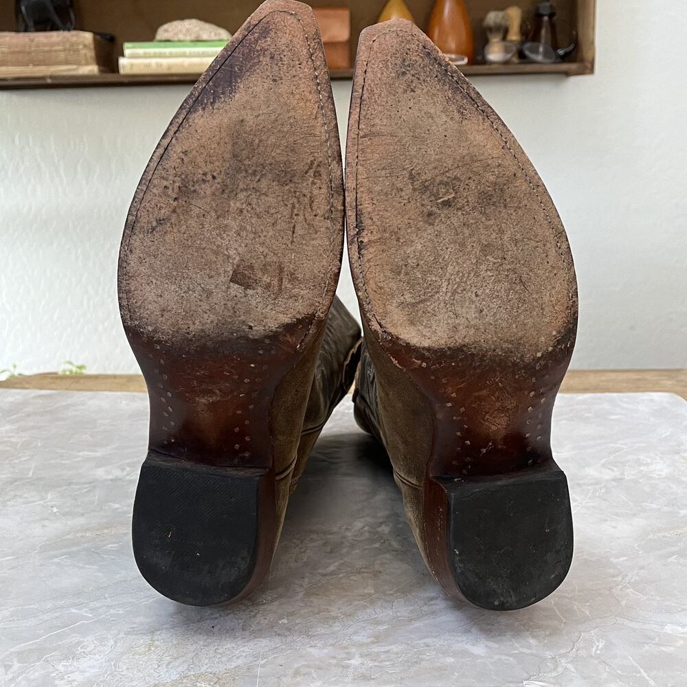 Boot Star by Old Gringo Brown Distressed Cowboy Western Boots Mens 13D Leather - Picture 8 of 16